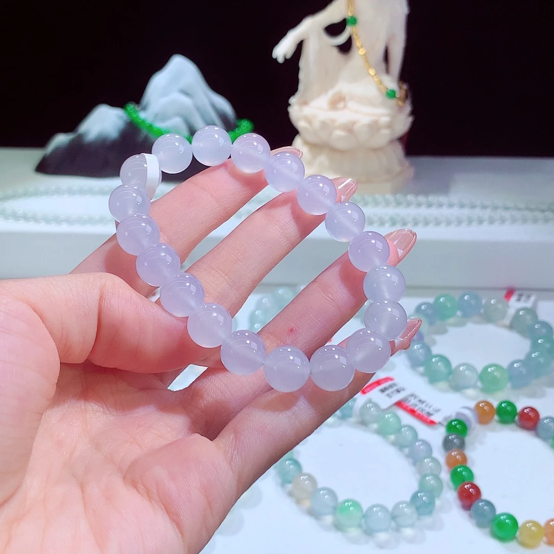 未镶嵌手链翡翠卡10mm