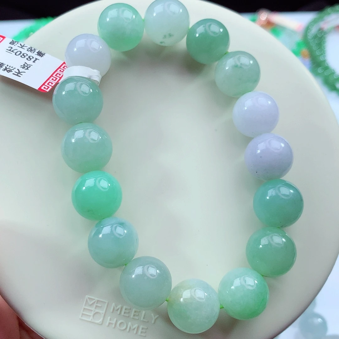 翡翠未镶嵌手链卡13