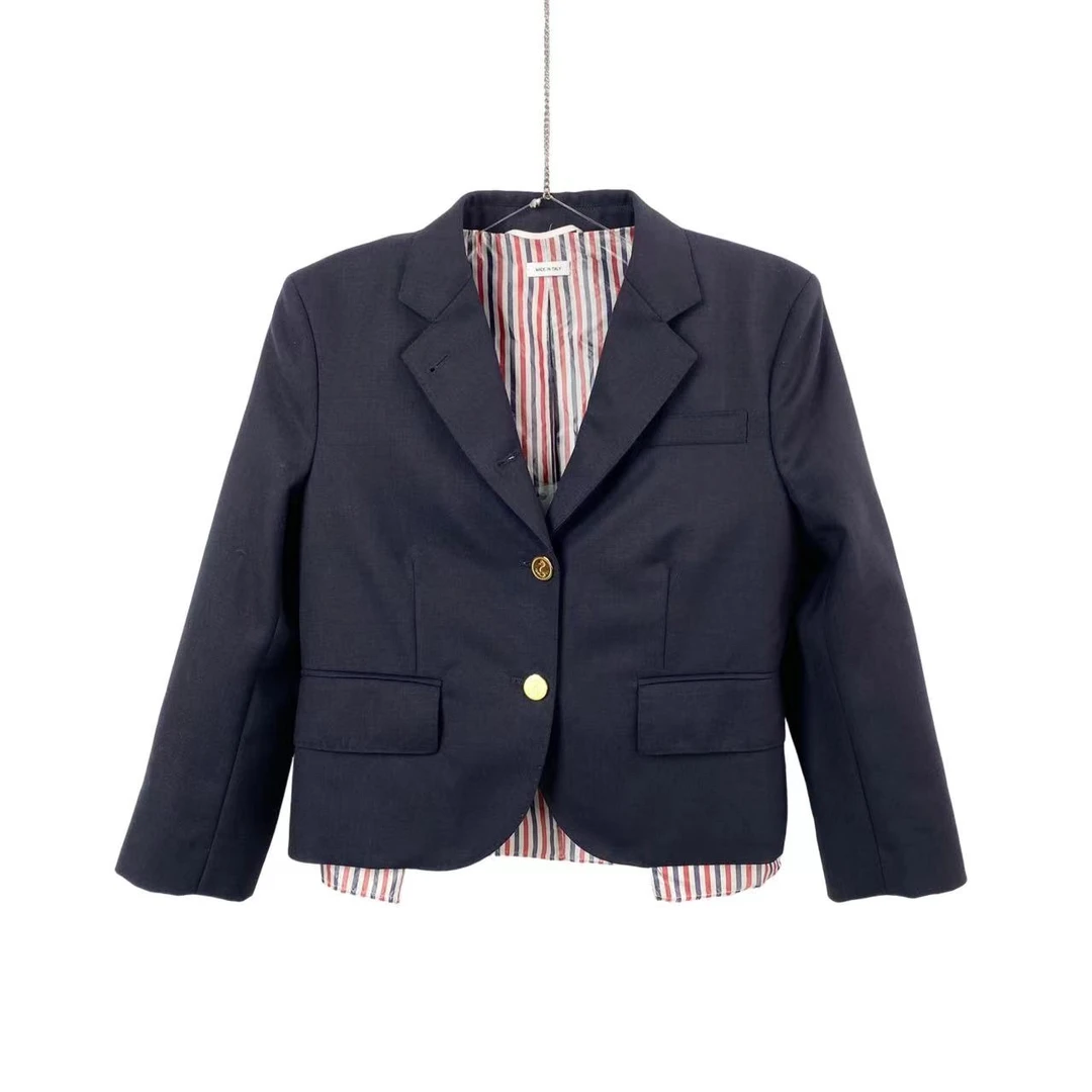 99新 THOMBROWNE bb1137 金扣羊毛西装 42码