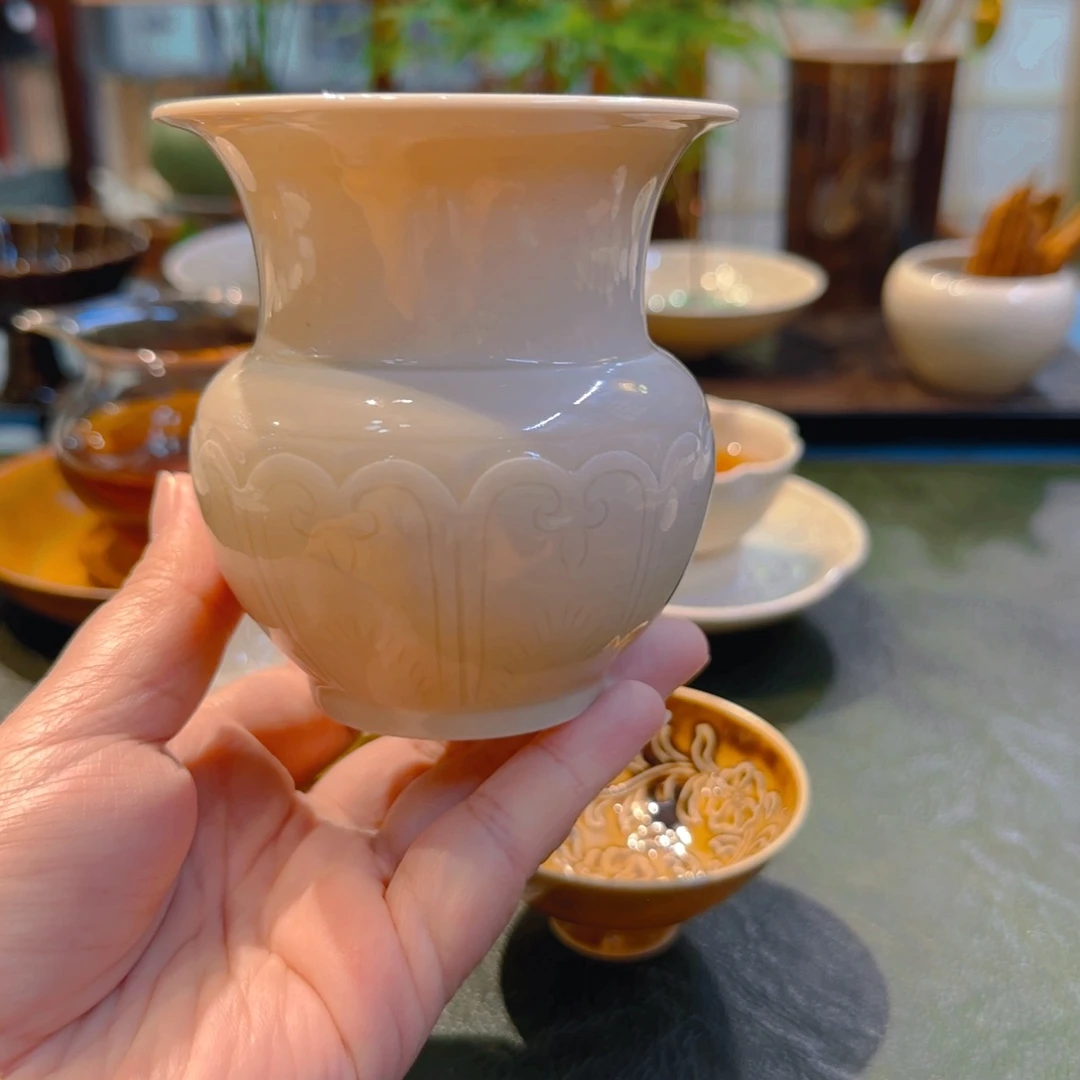 仿古渣斗 全手 如意纹 320ml