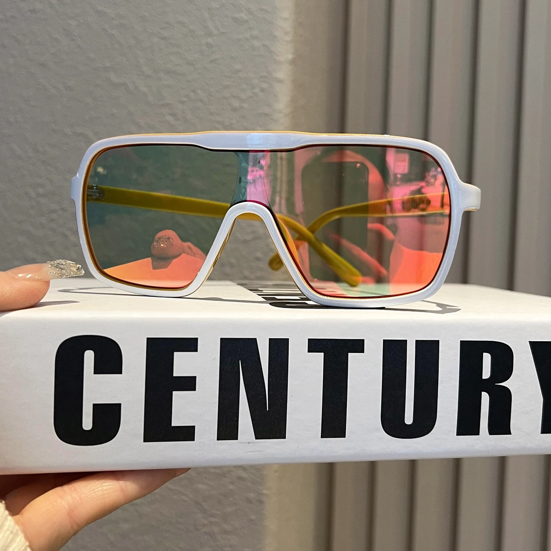 骑行太阳眼镜男女大框遮脸显瘦防紫外线防风户外登山跑步墨镜夜视