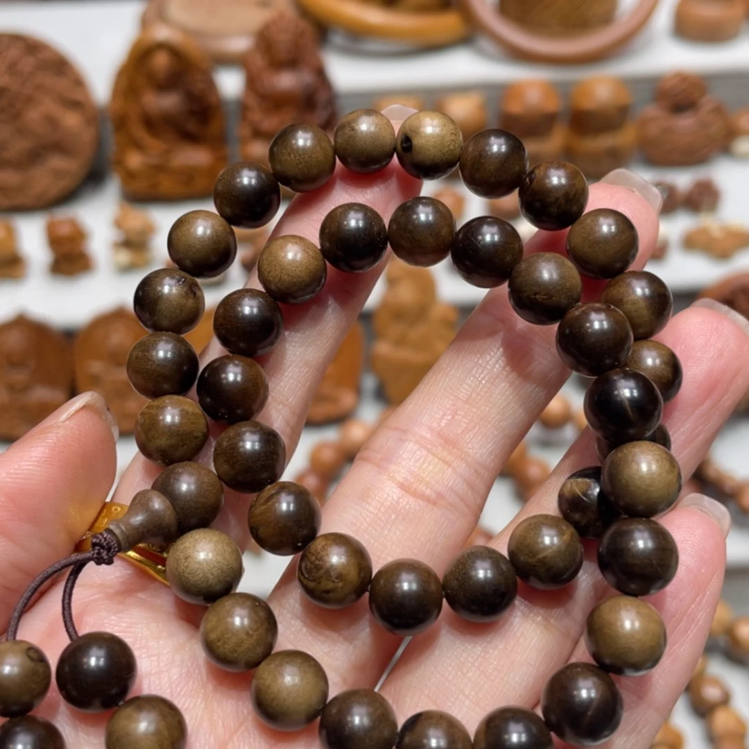 【闪购商品】檀香木手串/手链0.8阴沉瑕疵
