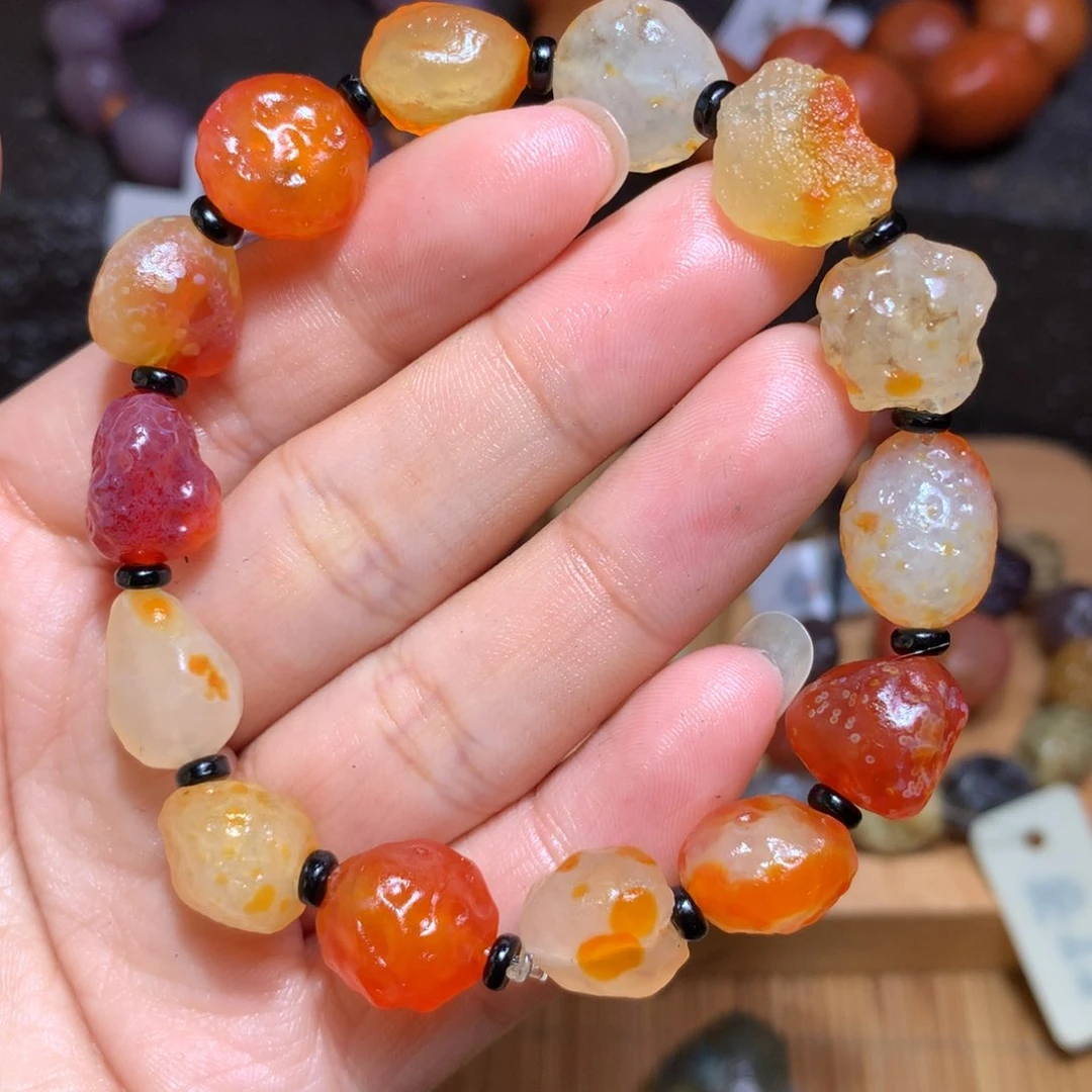 未镶嵌玛瑙/玉髓珠宝半成品