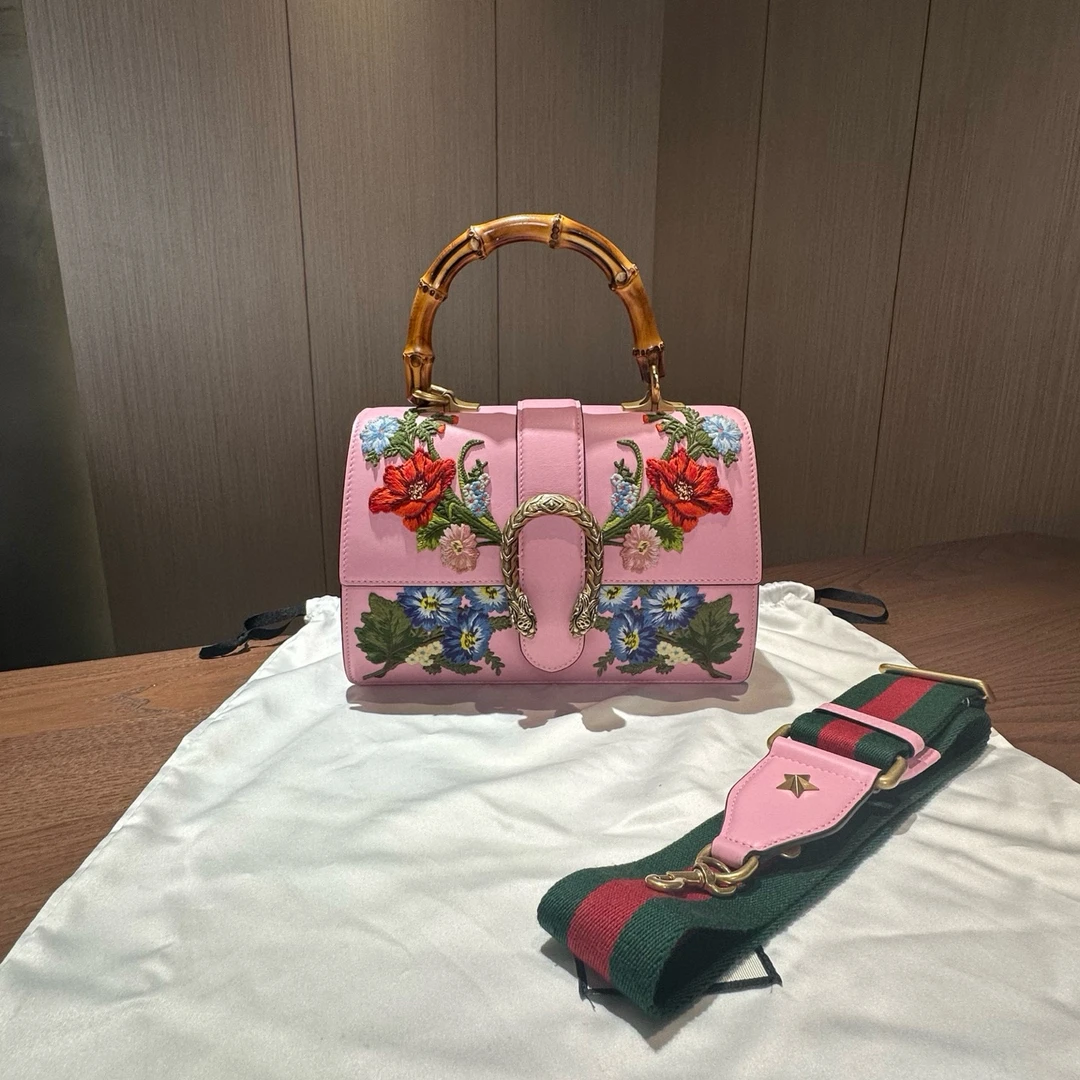 99新 GUCCI/古驰 Dionysus竹节酒神包 尺寸27*18 yt