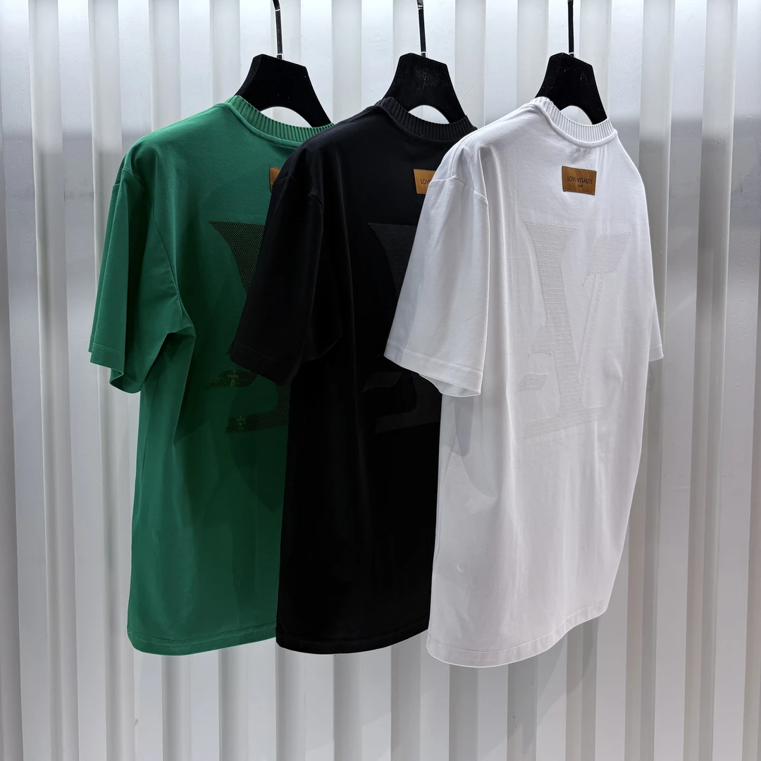 x【焱焱专属】2025夏季新款高级感重工宽松休闲百搭半袖25191