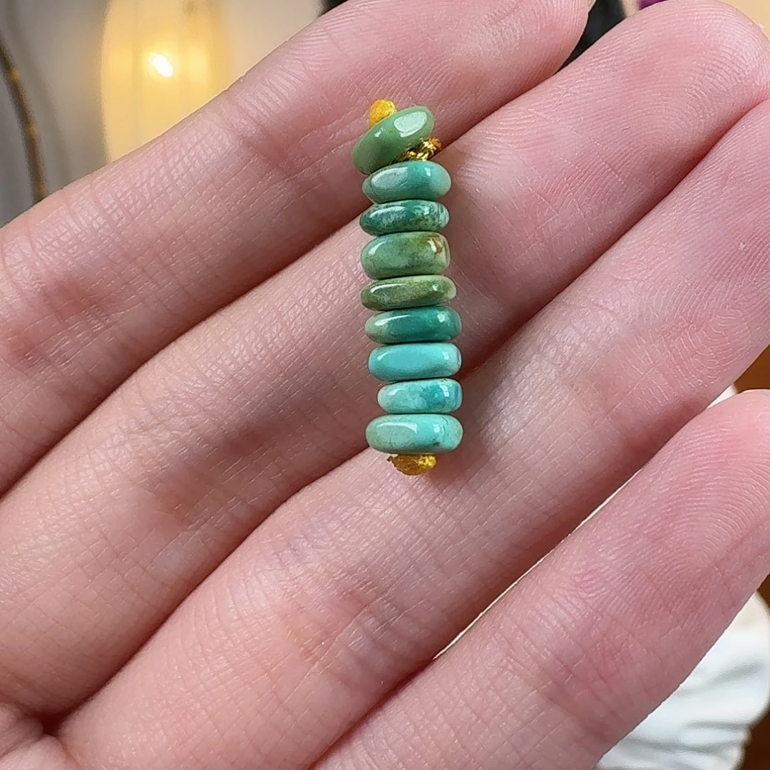 绿松石未镶嵌挂件