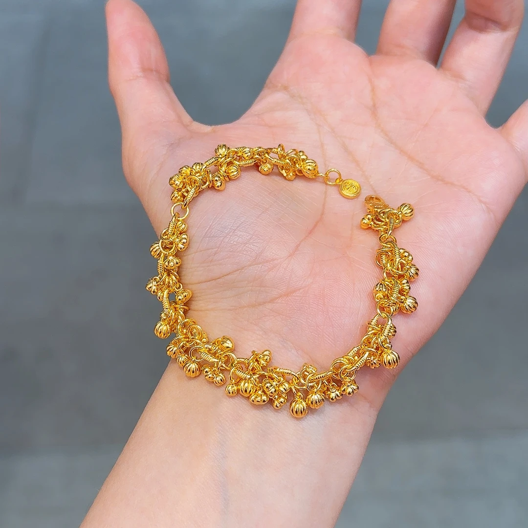 【铭记】足金999 硕果累累足金手链