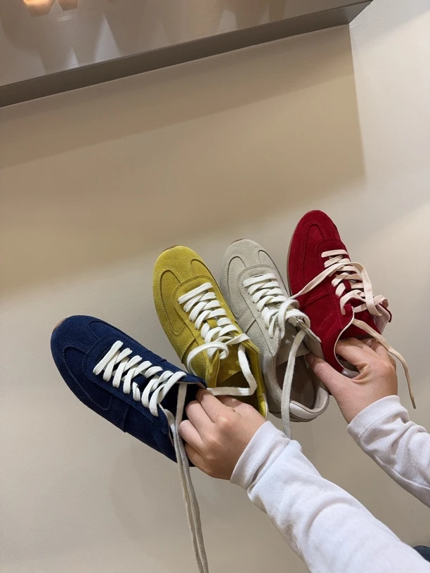 2025-【蜜橘汽水】新款磨砂牛皮百搭休闲鞋