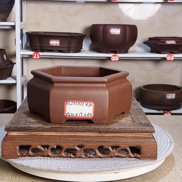 紫砂花盆紫砂花盆