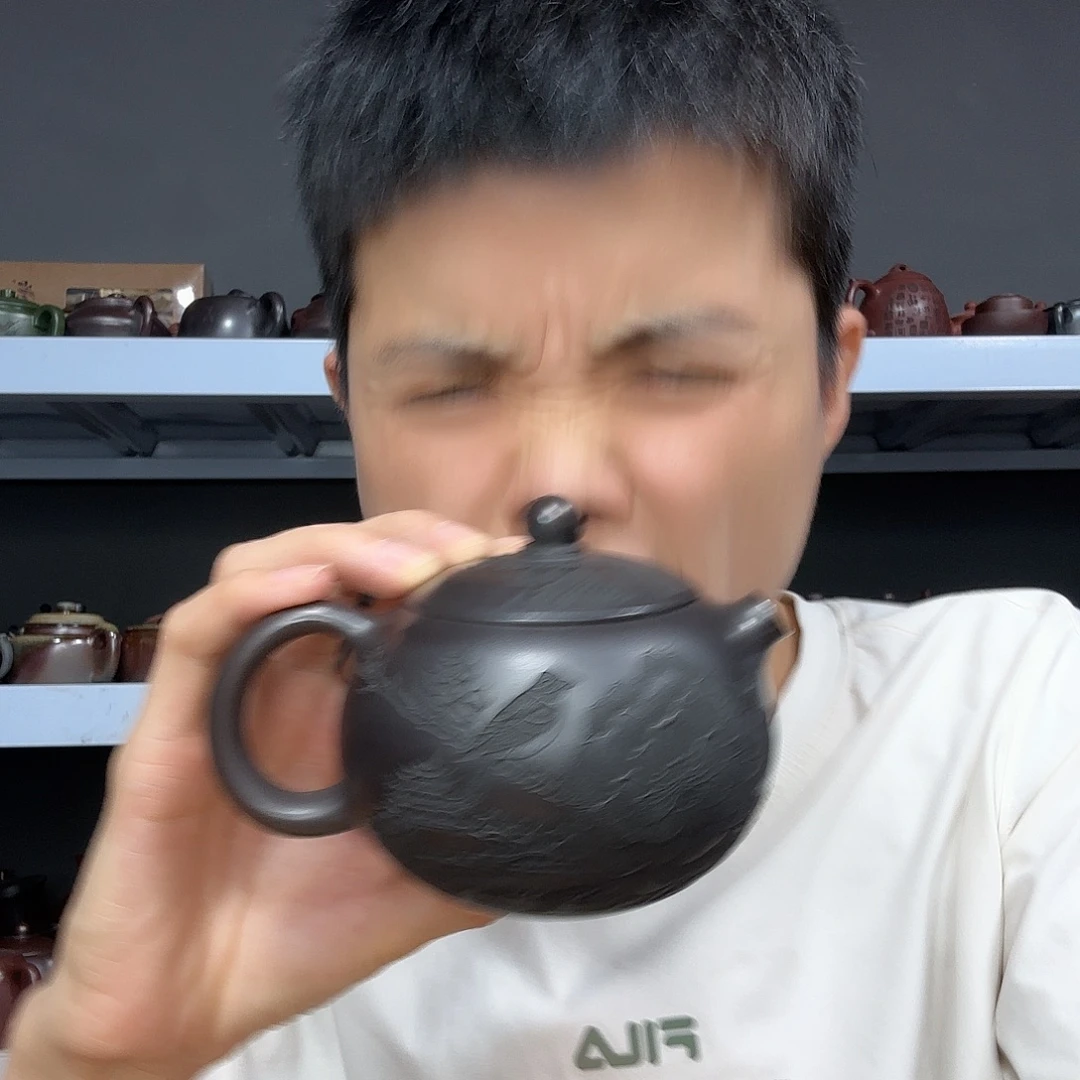 茶壶底槽青民间手艺人全手工制作