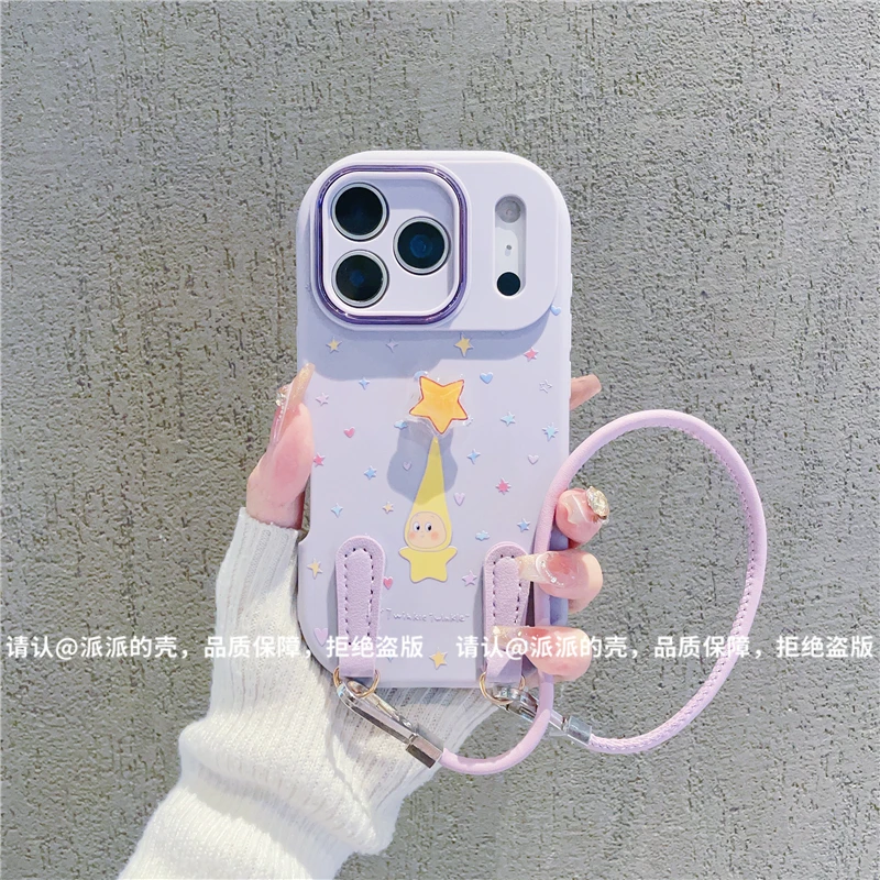 金属小胖妹适用苹果17/iPhone/华为荣耀/VIVO/OPPO/小米手机壳潮