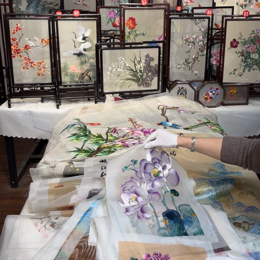 织绣纯手工制作工艺