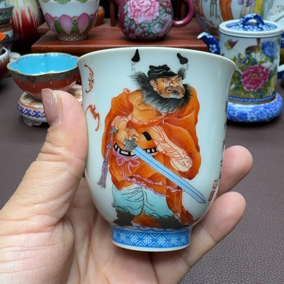 瓷片景德镇仿古手工制作精品展示