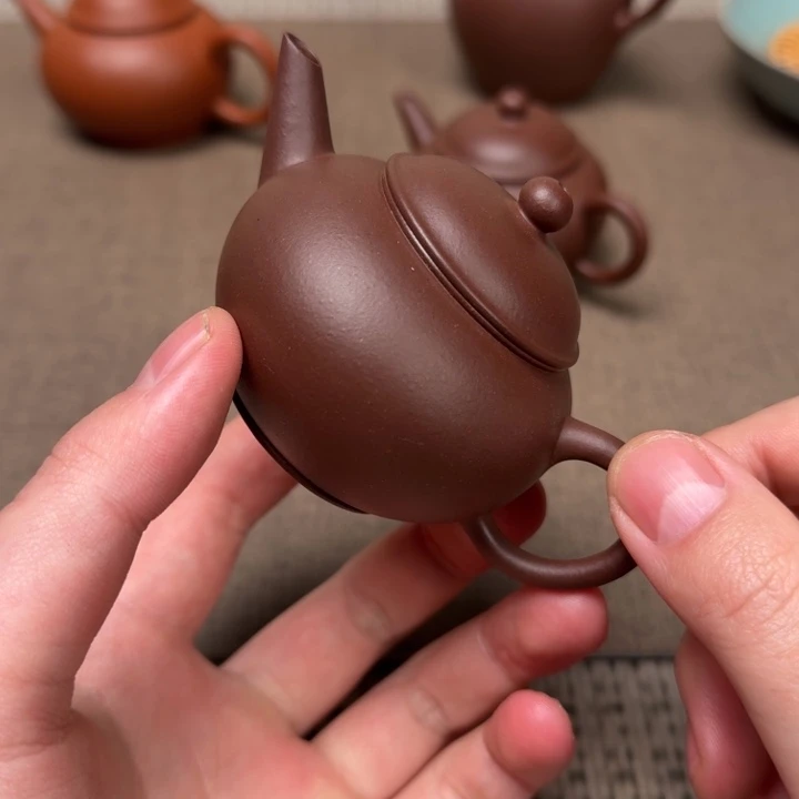 茶壶紫砂小品紫砂壶封釉