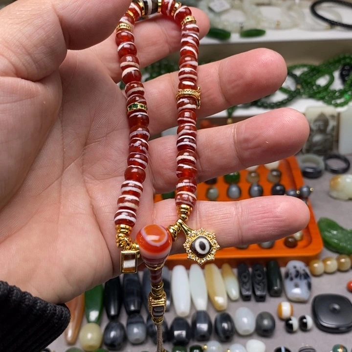 玛瑙/玉髓未镶嵌手链