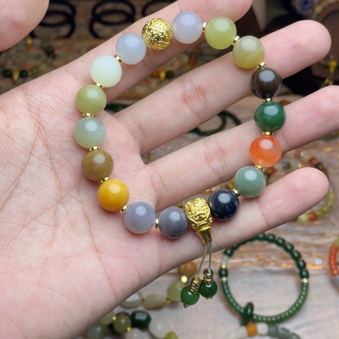 和田玉未镶嵌手链