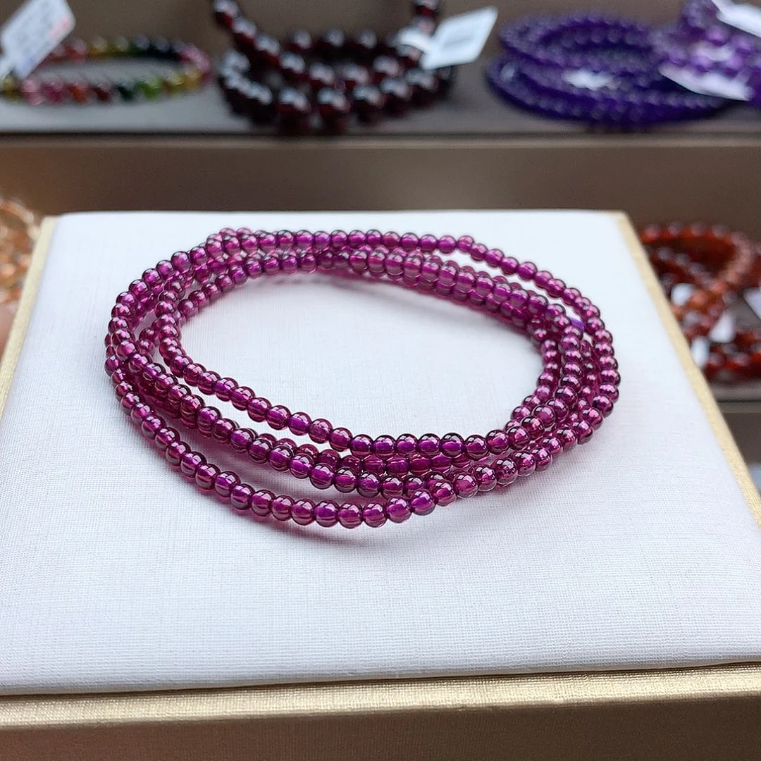 石榴石手串未镶嵌3