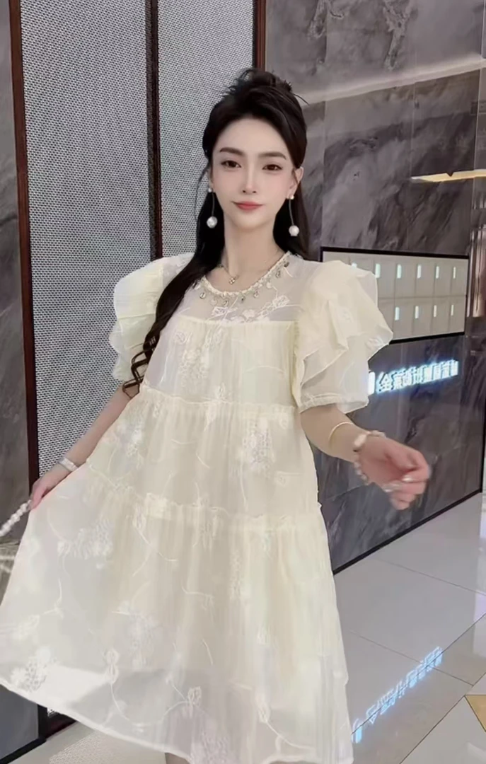 【5.26慧姐大码女装】2025新款连衣裙HYJR880-7159