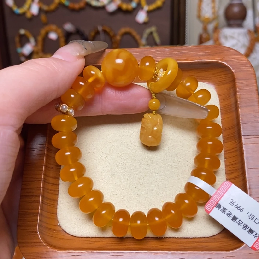【闪购商品】手链蜜蜡未镶嵌手串