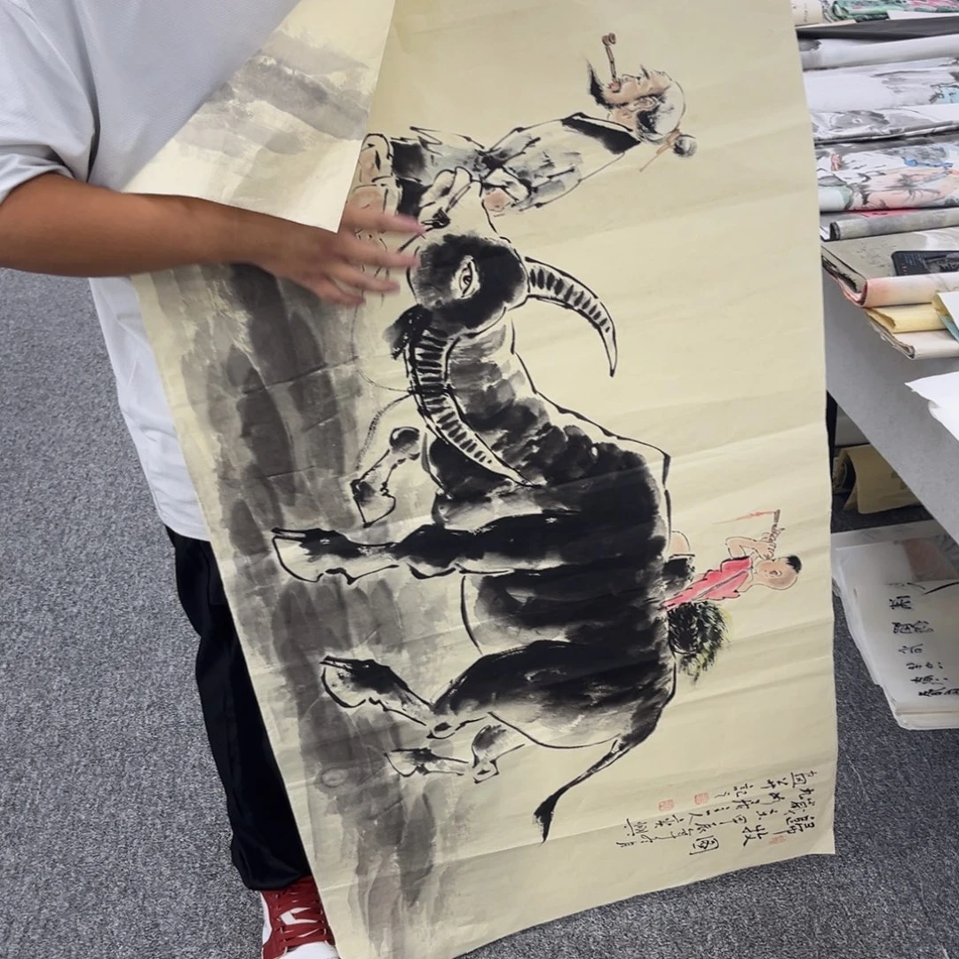 国画纯手绘字画宣纸