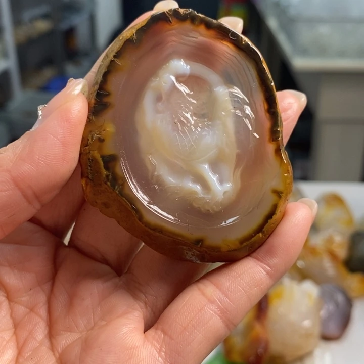 玛瑙/玉髓吊坠(不含链)未镶嵌