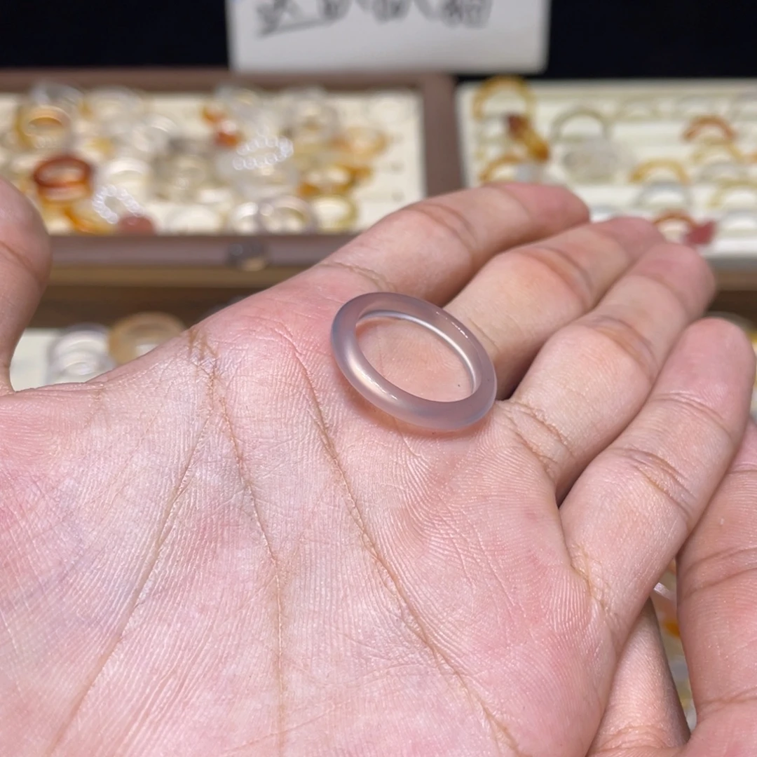 未镶嵌戒指玛瑙/玉髓54号港19
