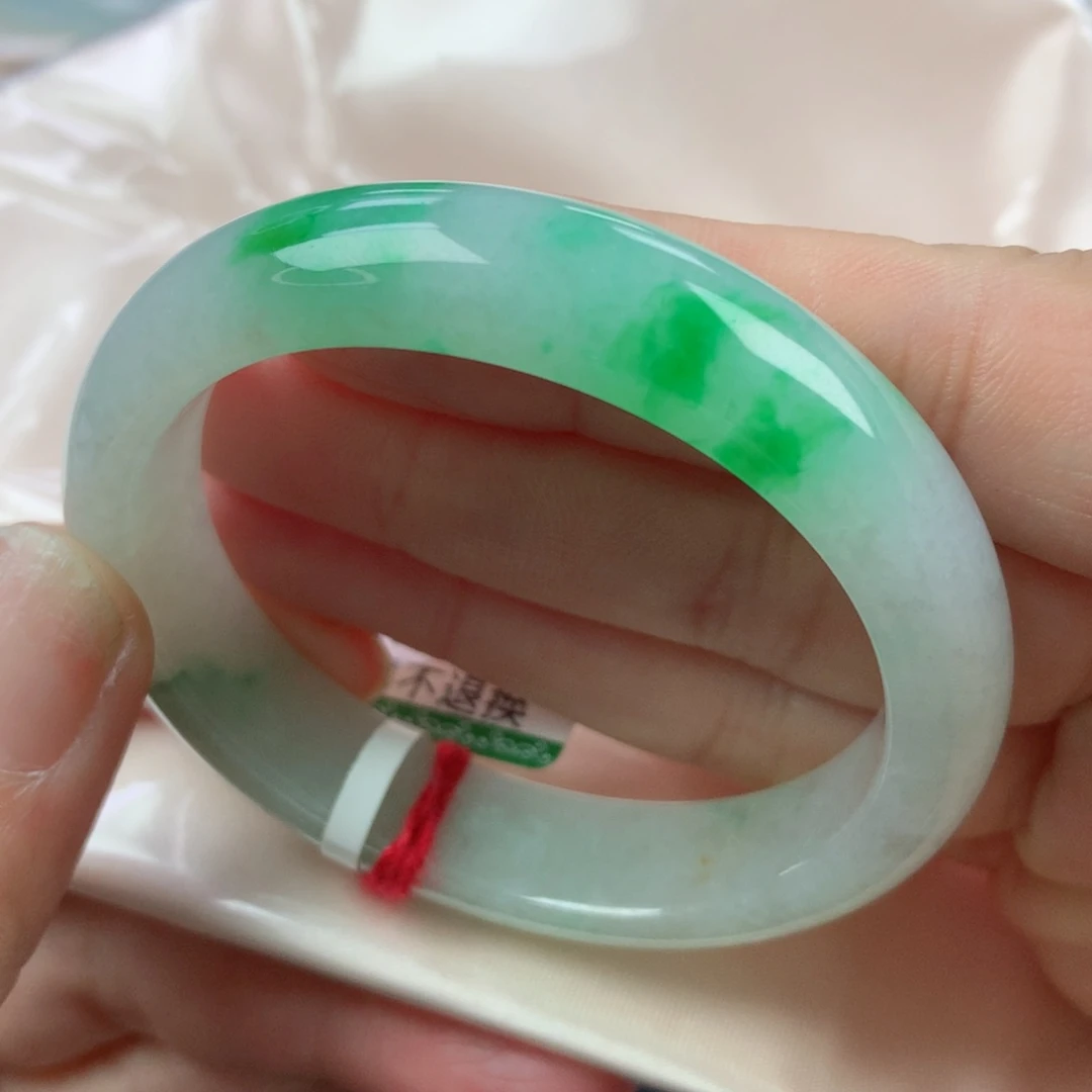 未镶嵌手镯翡翠缅甸天然翡翠51圈贵妃