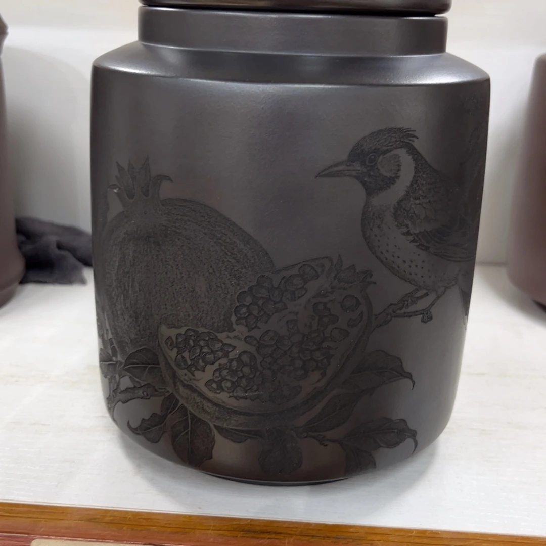 紫砂茶叶罐紫砂茶叶茶