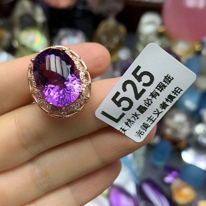 水晶银S925镶嵌珠宝半成品