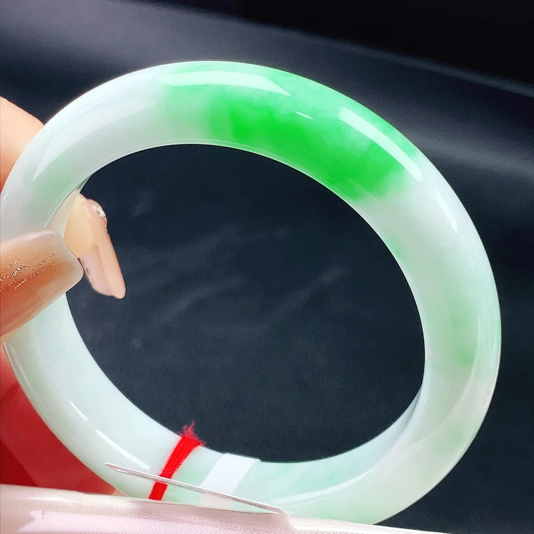 未镶嵌手镯翡翠58圈