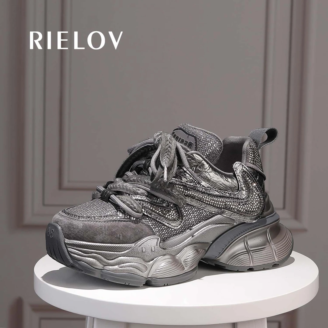 头层真皮时尚厚底增高7cm潮流女士休闲鞋506-115