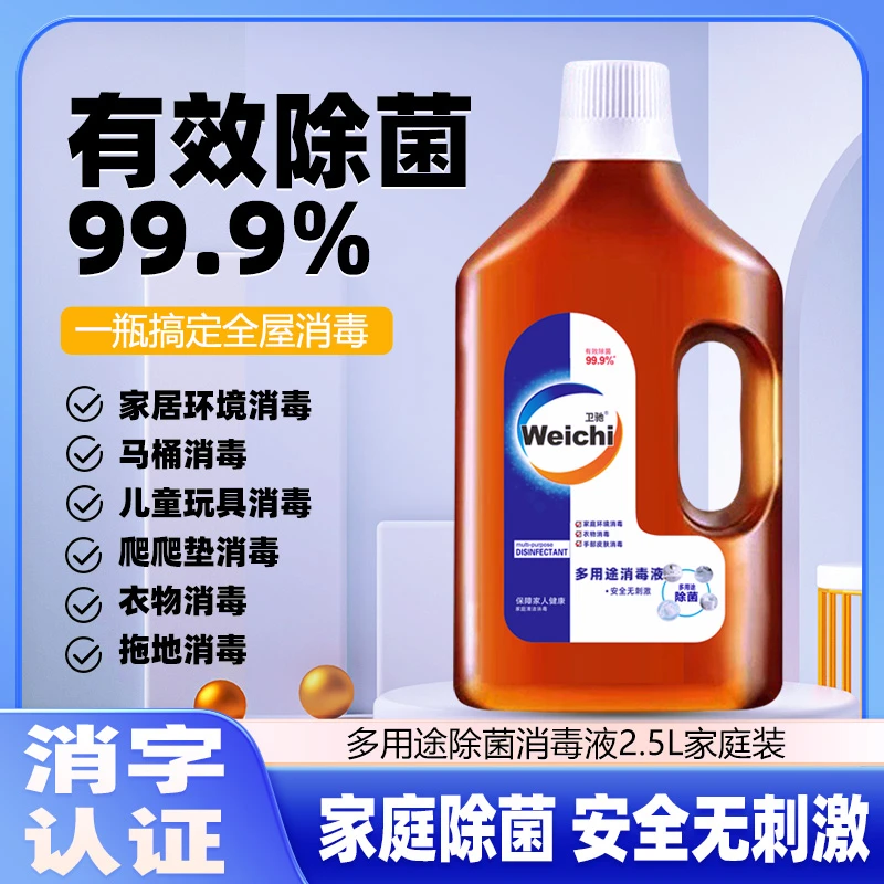 2.5L大容量衣物洗衣消毒液室内卫生间拖地消毒宠物抑菌内裤除菌