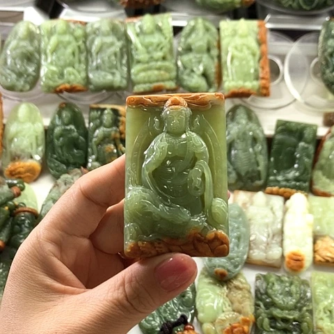 未镶嵌和田玉挂件