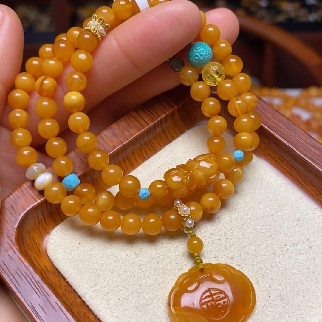 【闪购商品】蜜蜡手链未镶嵌手串