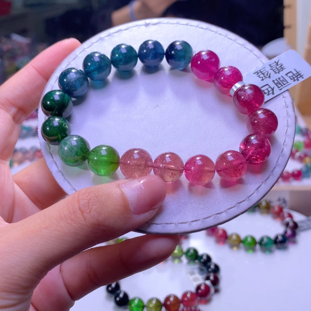 【闪购商品】未镶嵌手链碧玺12mm左右