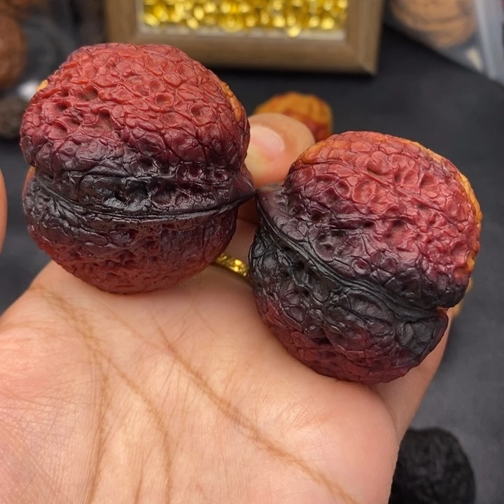 文玩核桃把件47尺蟾祖72克