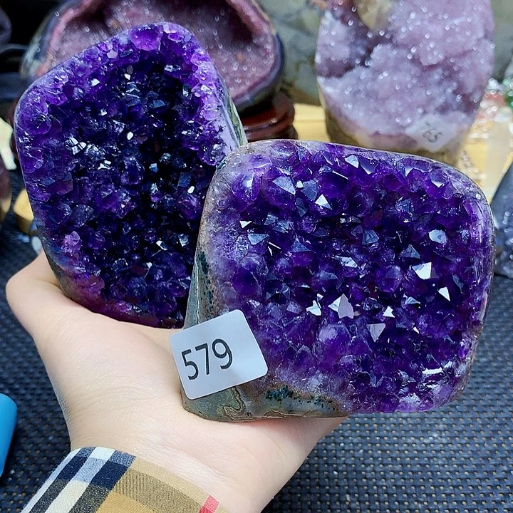 未镶嵌紫晶大型摆件（非配饰）薇**淘