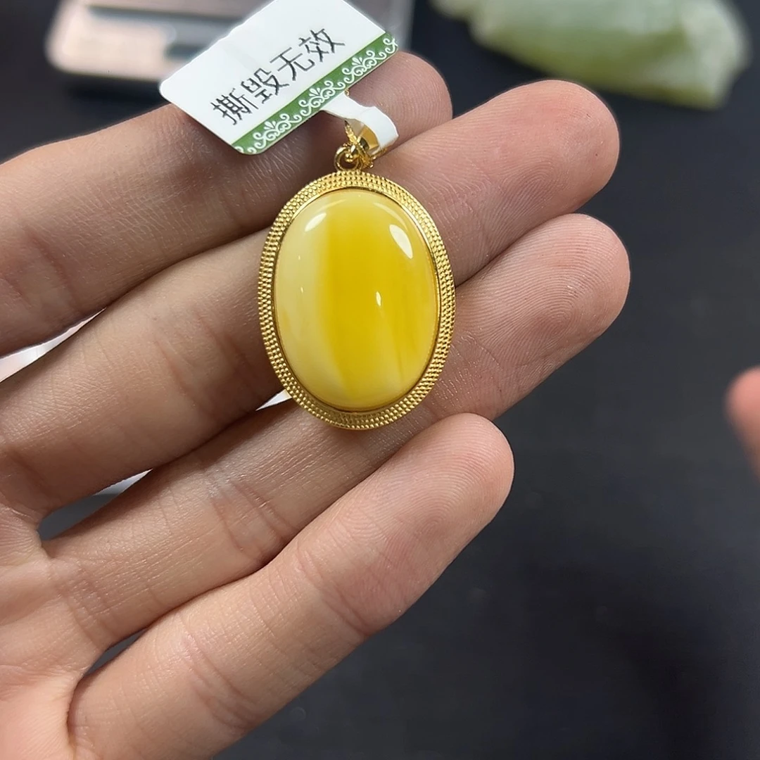 琥珀颈饰未镶嵌多样性