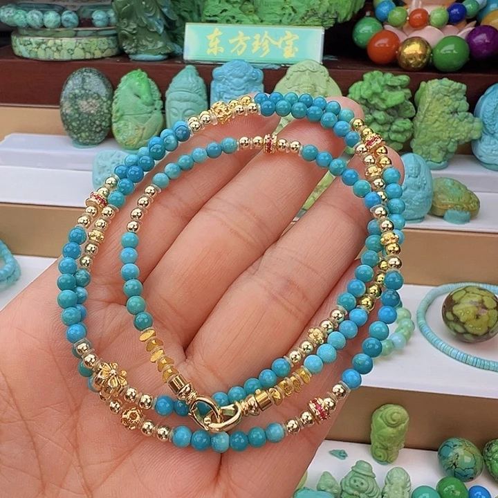 未镶嵌绿松石项链