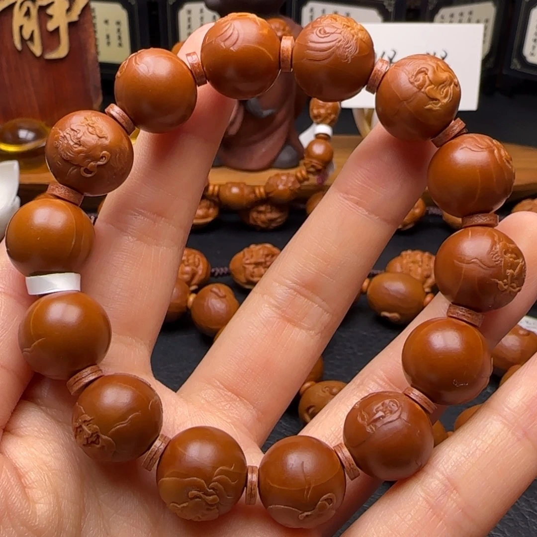 橄榄核手串/手链正圆罗汉