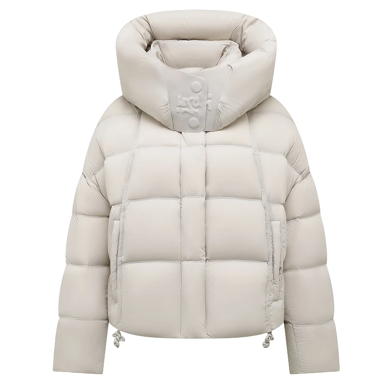 【艺菲专属】休闲宽松潮流女士冬季加厚保暖羽绒服9057