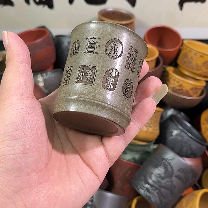 茶杯紫砂全手工紫砂主人杯