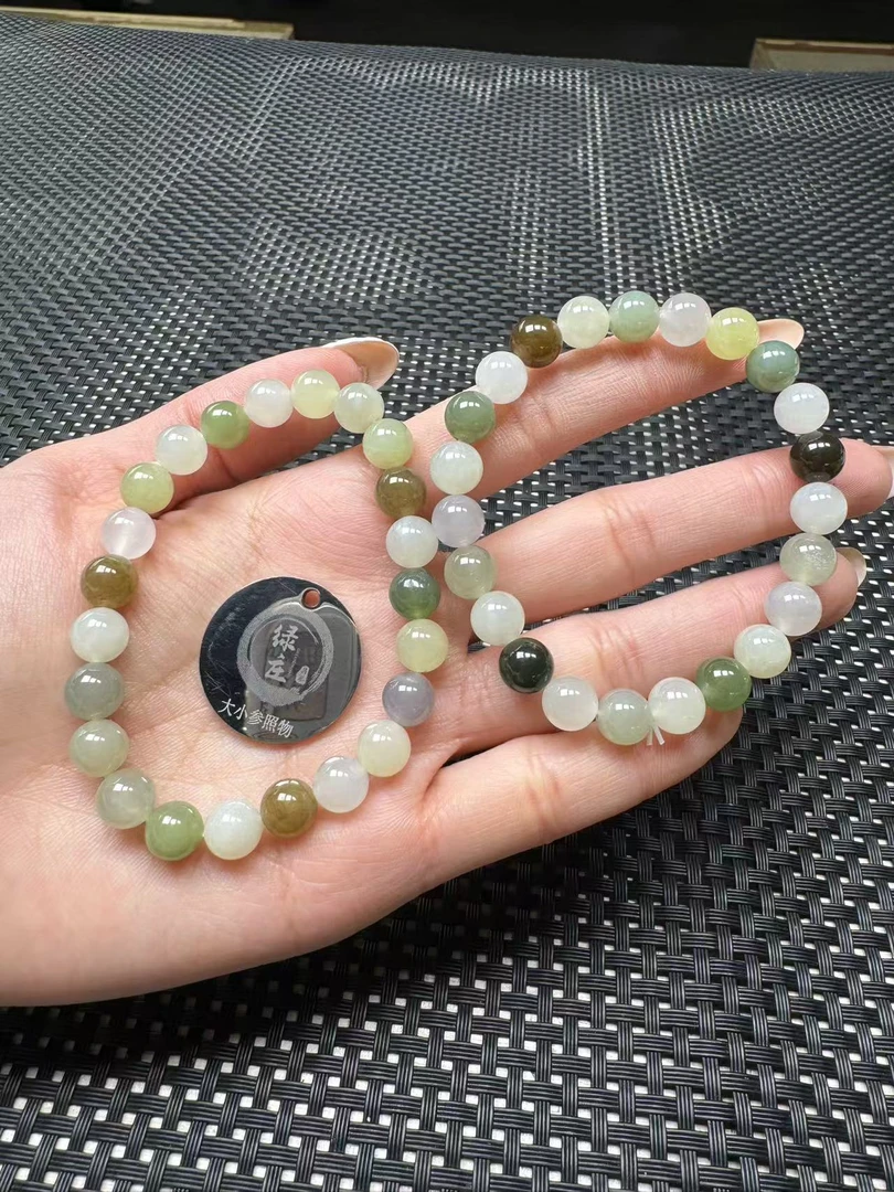 【绿庄】-3303-L40-大概尺寸（8+/22）和田玉手串-多样性/发一件