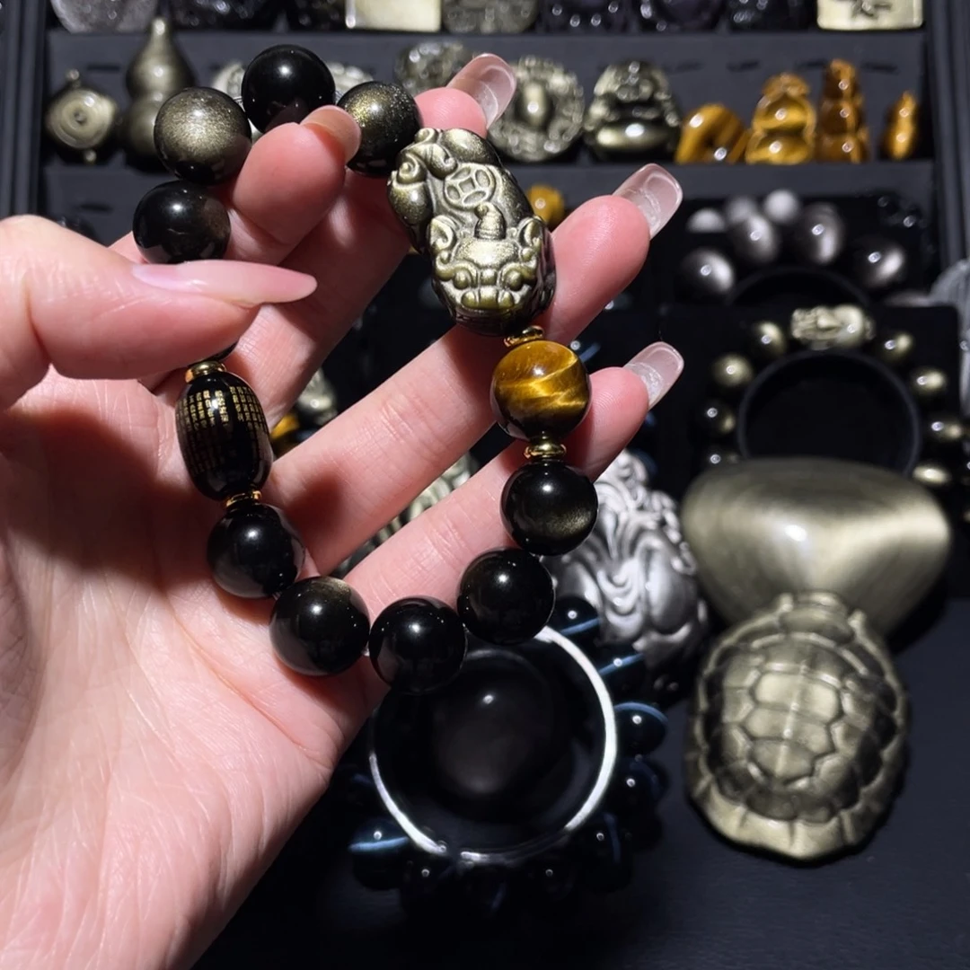 未镶嵌黑曜岩珠宝奇石上****司