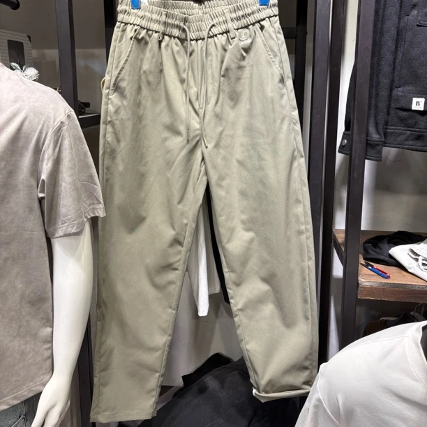 微弹力弯刀裤休闲裤秋款潮流风8631