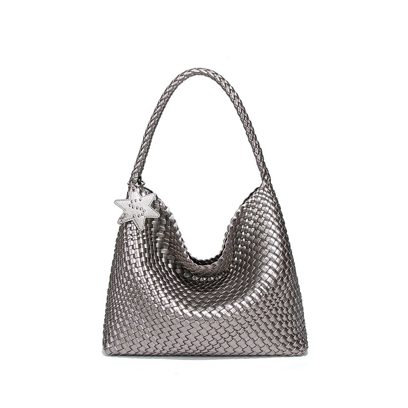 PEDES（长宽高34*13*32cm）大容量子母托特包编织包B2039