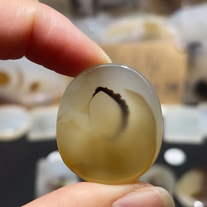 玛瑙/玉髓玉牌未镶嵌