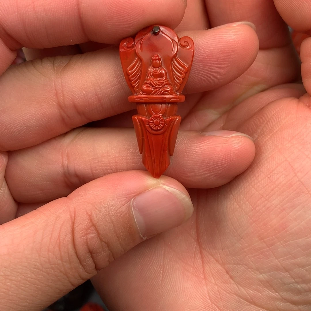 南红玛瑙未镶嵌颈饰