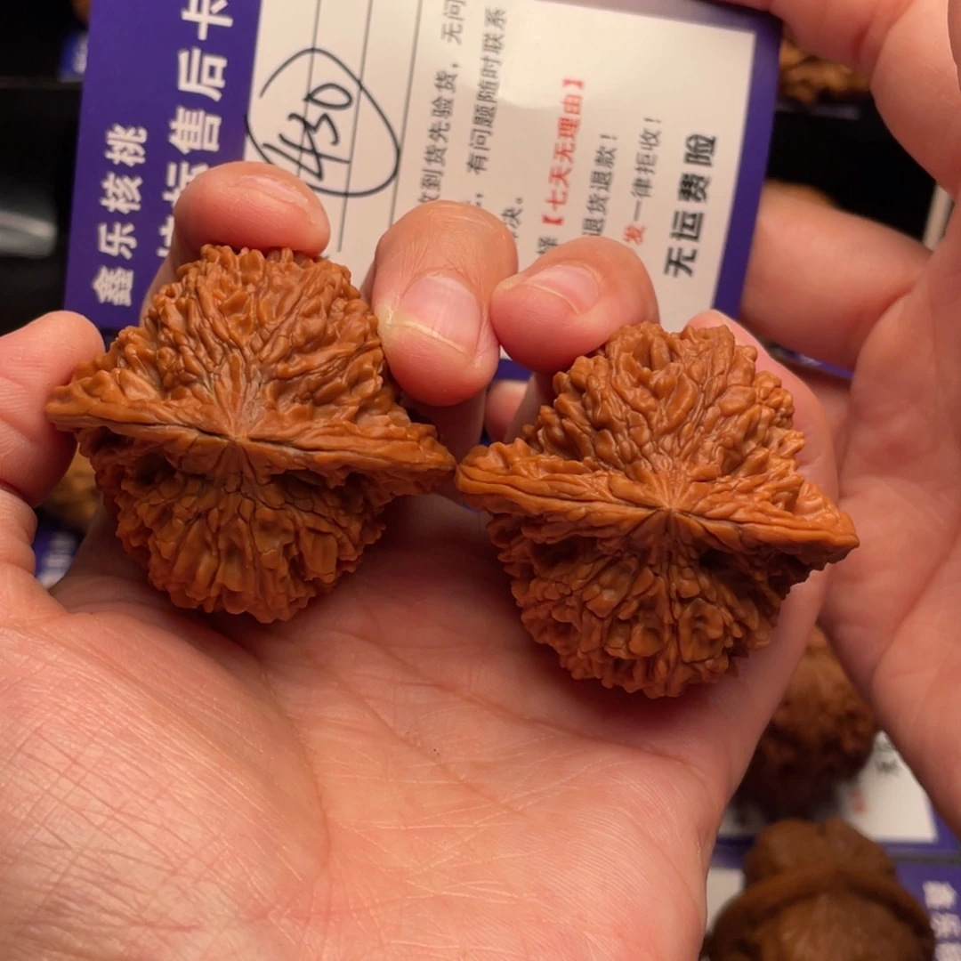 把件文玩核桃满天星43克重51.4