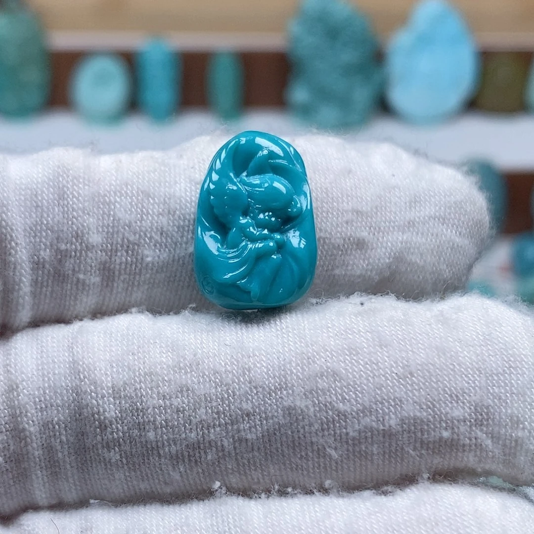 绿松石未镶嵌珠宝半成品